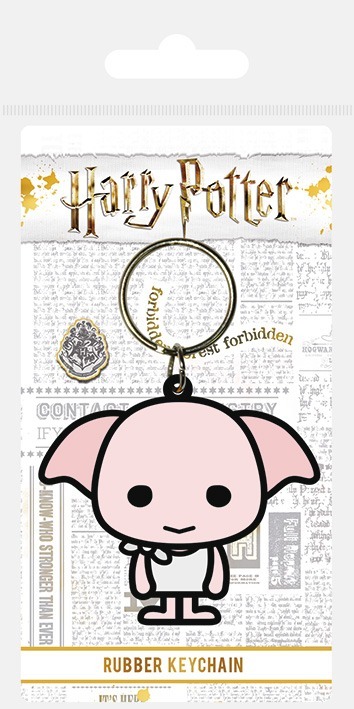 RK38742C Harry Potter - (Dobby Chibi) Rubber Keychain - Image 1